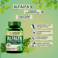 Thumbnail for Himalayan Organics Alfalfa + Calcium Citrate Malate 1200mg Tablets