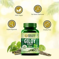 Thumbnail for Himalayan Organics Giloy Extract 500 mg Tablets