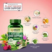 Thumbnail for Himalayan Organics Plant Based Liver Support + Milk Thistle Vegetarian Capsules