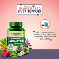 Thumbnail for Himalayan Organics Plant Based Liver Support + Milk Thistle Vegetarian Capsules