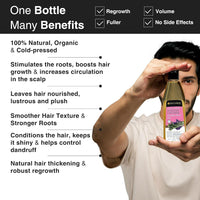 Thumbnail for Soulflower Pure & Natural Rosemary Lavender Healthy Hair Oil