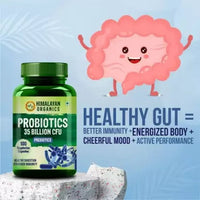 Thumbnail for Himalayan Organics Probiotics 35 Billion CFU Prebiotics Vegetarian Capsules
