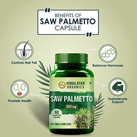 Thumbnail for Himalayan Organics Saw Palmetto 800 mg Vegetarian Capsules