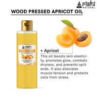Thumbnail for Rishi Natural Apricot Oil Wood Pressed 100% Pure