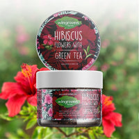 Thumbnail for Wingreens Farms Hibiscus Flowers With Green Tea