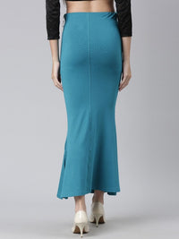 Thumbnail for Side Slit High-Rise Stretchable Viscose Saree Skirt