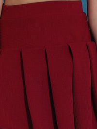 Thumbnail for Girls Flared Mini Skirts