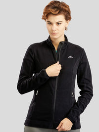Thumbnail for women-black-solid-insulator-sporty-jacket