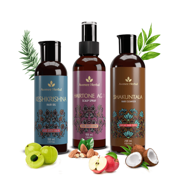 avimee-herbal-anti-grey-kit-with-shakuntala-hair-cleanser,-fights-grey-hair,-with-amla,-curry-leaf-and-henna-oi