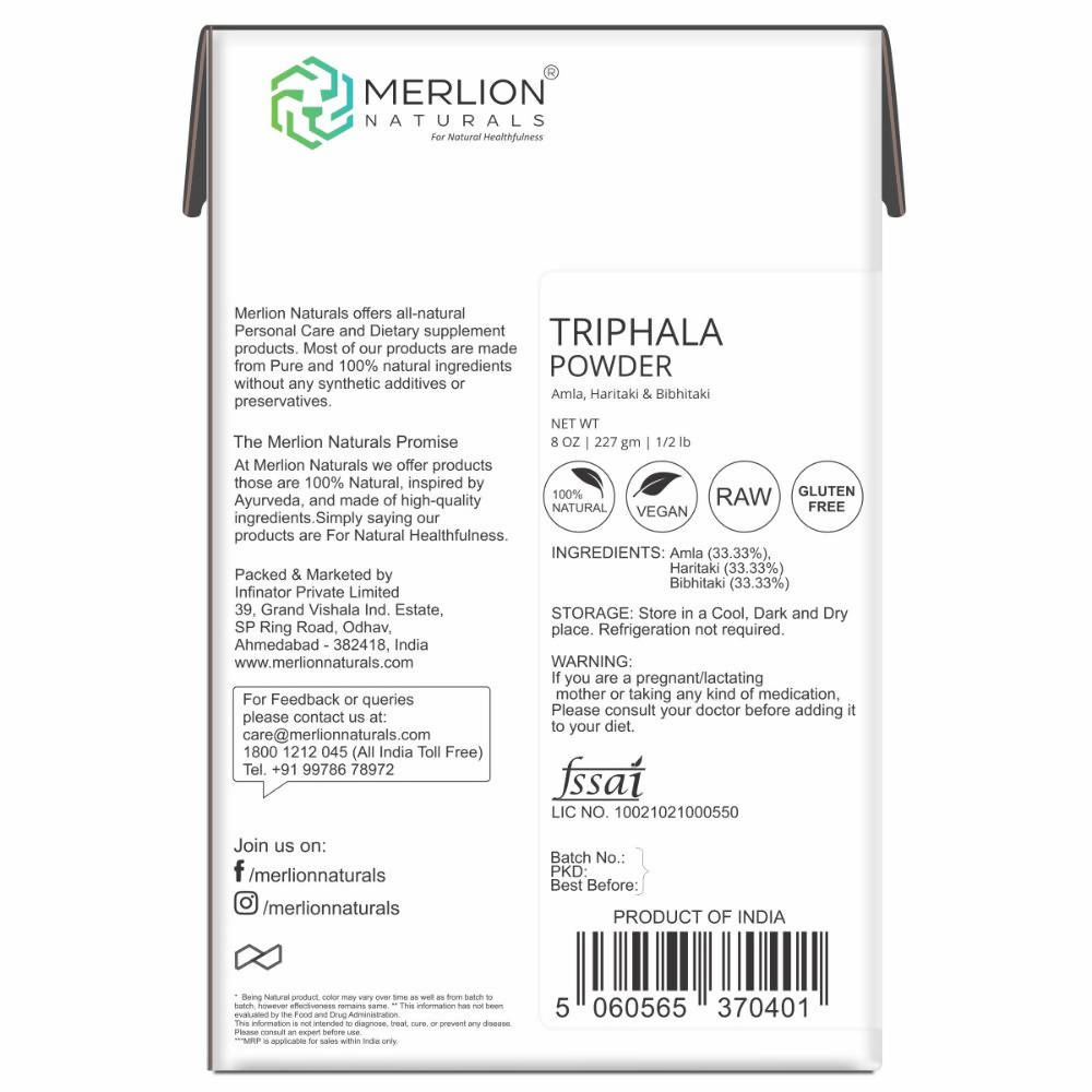 Merlion Naturals Triphala Powder