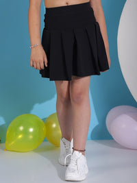 Thumbnail for Girls Flared Mini Skirts