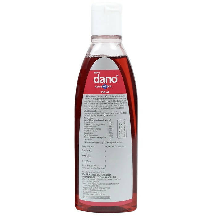 Dr. Jrk is Dano Active AD Oil