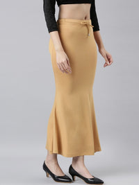Thumbnail for Side Slit High-Rise Stretchable Viscose Saree Skirt