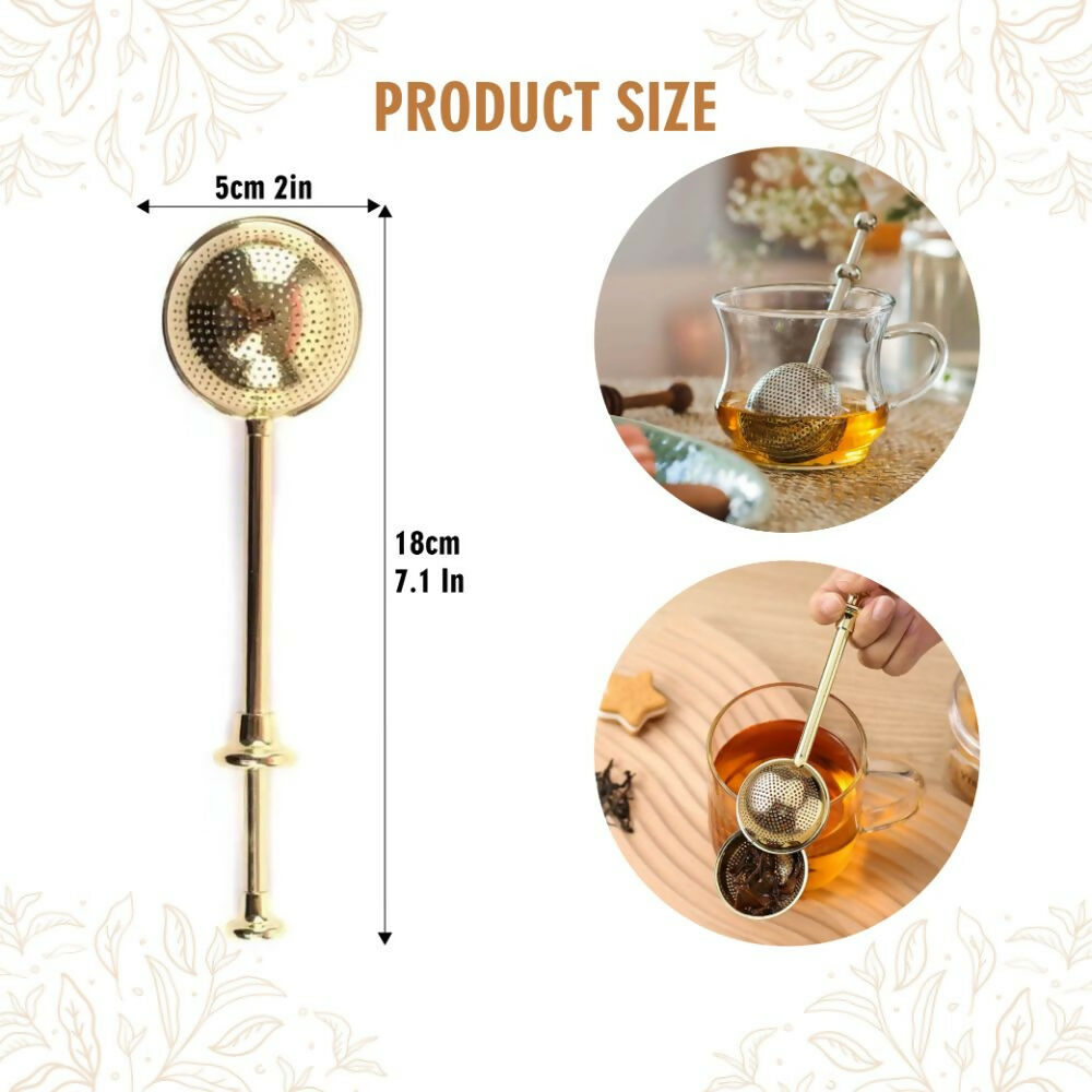 Shuddh Natural Royal Brass Strainer