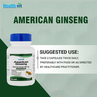Thumbnail for Healthvit American Ginseng Capsules