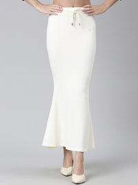 Thumbnail for Side Slit High-Rise Stretchable Viscose Saree Skirt