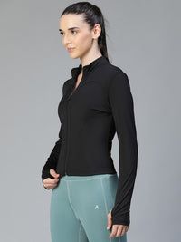 Thumbnail for Women Lightweight Crop Training or Gym Sporty Jacket