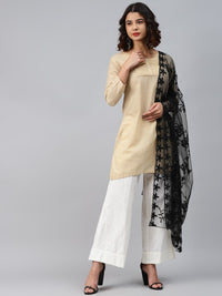 Thumbnail for Pink Embroidered Dupatta