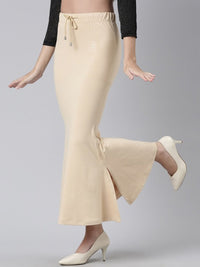 Thumbnail for Side Slit High-Rise Stretchable Viscose Saree Skirt