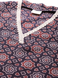 Thumbnail for women-ethnic-motifs-printed-kurta