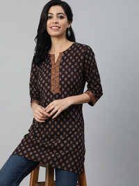 Thumbnail for Women Maroon Printed Tunic