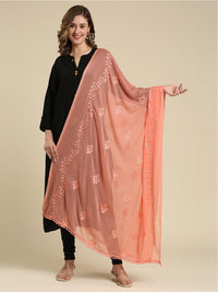 Thumbnail for Embroidered Chiffon Dupatta