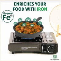 Thumbnail for The Indus Valley CASTrong Cast Iron Cookware Set: Tawa+ Kadai+ Frypan, Kitchen Set for Home, Pre