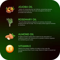 Thumbnail for Careberry Organic Rosemary & Jojoba Anti Dandruff Hair Oil