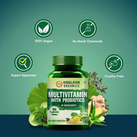 Thumbnail for Himalayan Organics Immunity Multivitamin with Probiotics Tablets