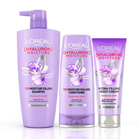 Thumbnail for l'oreal-paris-hyaluron-moisture-combo-for-72hr-hydrated-hair-shampoo-+-conditioner-+-night-crea