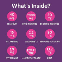 Thumbnail for Carbamide Forte PCOS Support Tablets with Myo
