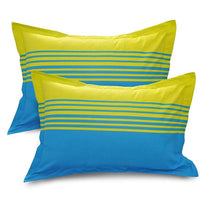 Thumbnail for Vamika Printed Cotton Multicolor Latest Design Bedsheet With Pillow Covers (LEOC_CHECK_SG)
