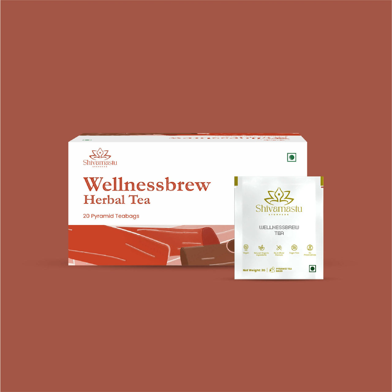 Shivamastu Ayurveda Wellnessbrew Herbal Tea
