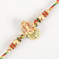 Thumbnail for Authentic Design Ganesha Rakhi & Kaju Katli Box