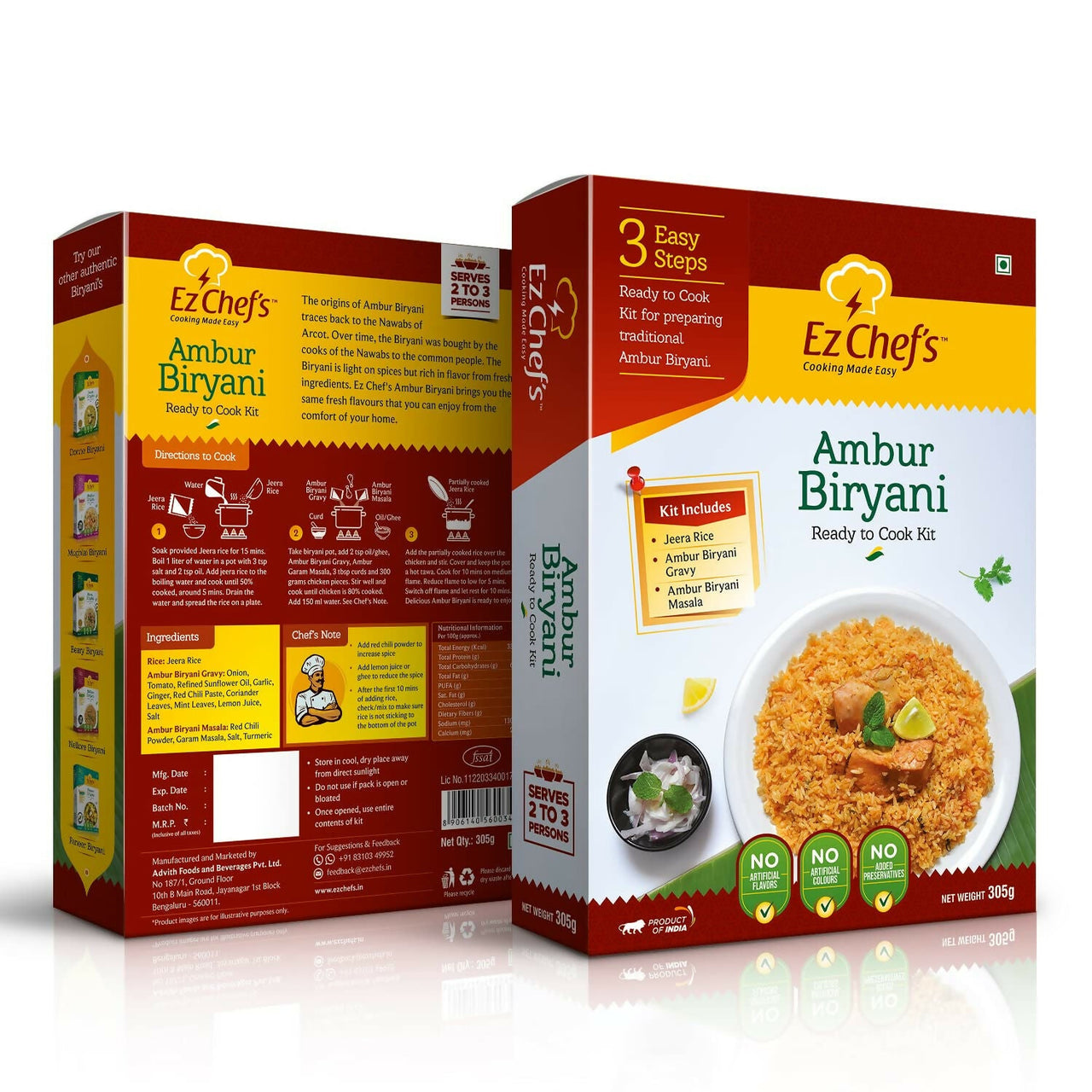 Ez Chef is Ambur Biryani Kit