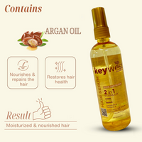 Thumbnail for Keywest Professional Shine & Gloss Hair Serum 2in1 Formula Shine + Repair