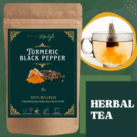 Thumbnail for Satvi Wellness Turmeric Black Pepper Tea Bags