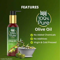 Thumbnail for Bajaj 100% Pure Olive Oil for Prevents Hair Loss