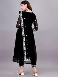 Thumbnail for Women Chikankari Kurta Set with Trousers & Dupatta