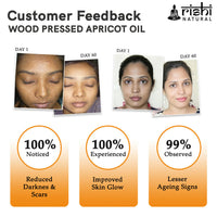 Thumbnail for Rishi Natural Apricot Oil Wood Pressed 100% Pure