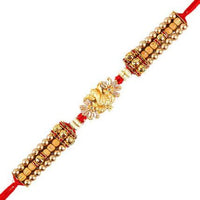 Thumbnail for Ganesha Design Rakhi and Kaju Katli Box