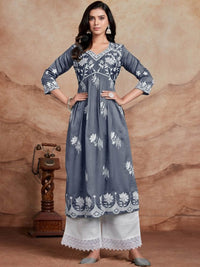 Thumbnail for Women Chikankari Embroidery Kurta
