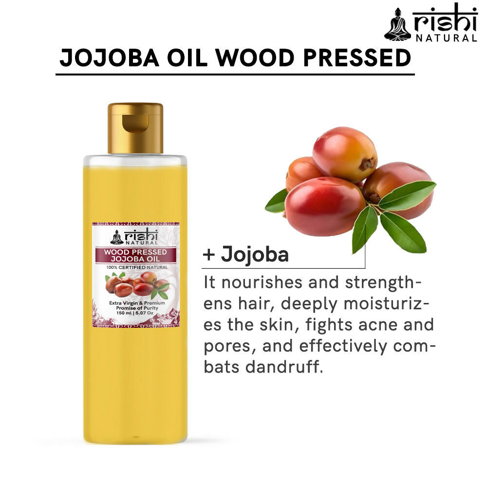 Rishi Natural Jojoba Oil Wood