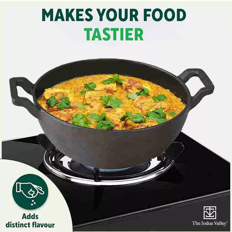 The Indus Valley CASTrong Cast Iron Kadai