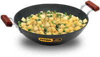 Thumbnail for hawkins-futura-hard-anodised-deep-fry-pan-flat-bottom-kadhai-5-l-(ad50