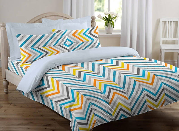 vamika-printed-cotton-white-&-multicolor-bedsheet-with-pillow-covers-(leoc_zigzag_o