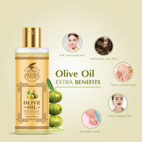 Thumbnail for Skiura Nature Olive Oil For Anti Hair Fall, Thick Hair & Fast Hair Growth