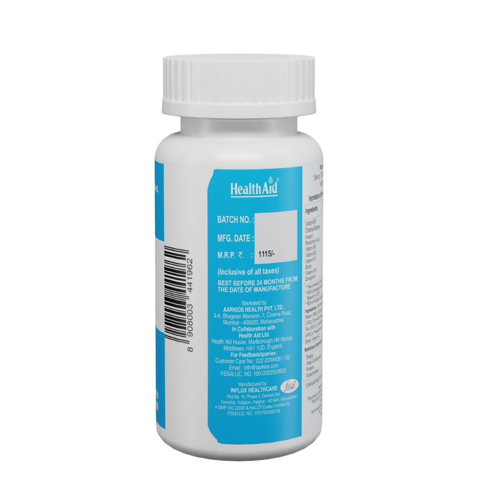 HealthAid Vegan B Complex Tablets