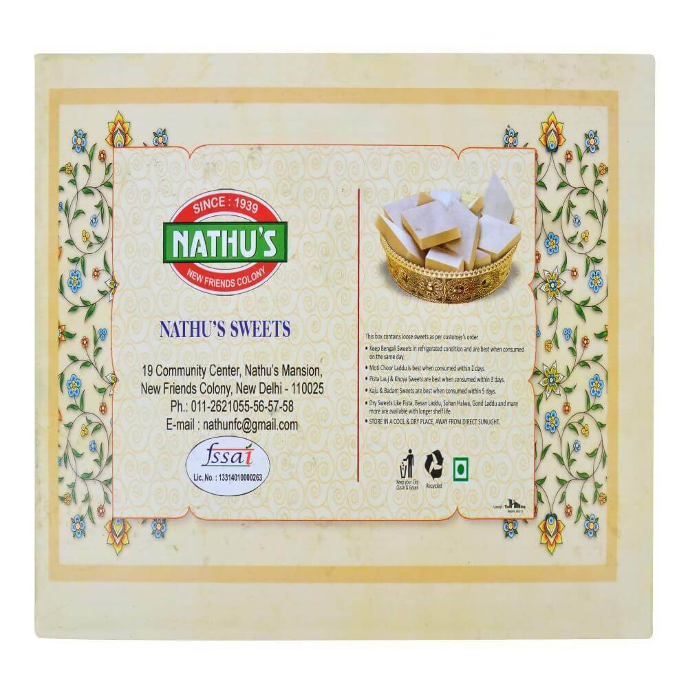 Nathu is Kaju Katli