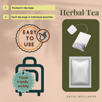 Thumbnail for Satvi Wellness Sariva Tea Ananthamool Sariba Herbal Tea Bags